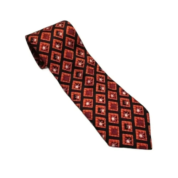 {Ermenegildo Zegna} 100% Silk Men's Tie - Picture 1 of 11